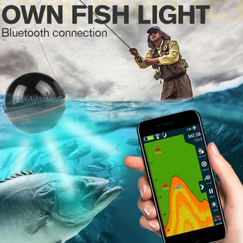 Belaidžio Žuvų Ieškiklis XA02 Aido geresnį Nešiojamų Echolotai 48m Smart 