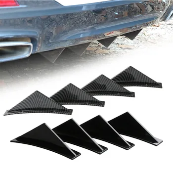 Bendrosios paskirties automobilių trikampio galinis spoileris anglies pluošto važiuoklės spoileris, galinis lip mažas, apsuptas galinis spoileris apdaila