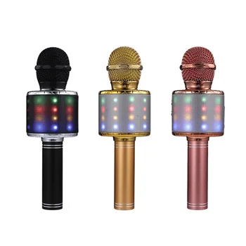 Bevielis Karaoke Mikrofonas, Bluetooth, Micro Karaoke Namų KTV Už Nešiojamą Muzikos Grotuvą Dainavimo Diktofonas Nešiojamą Mikrofonas