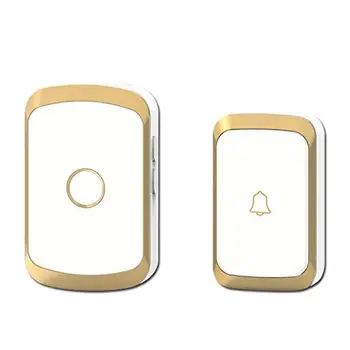 Bevielį durų skambutį Namų Pasveikinti Smart Doorbell 300M Ilgio Belaidžio ryšio Atstumas 36 Dainas Home Security Vandeniui Palieskite Mygtuką