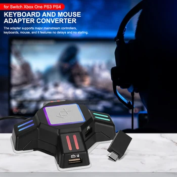 Bluetooth Klaviatūros, Pelės Adapterį Mobiliesiems Gamepad Valdiklis, Keitiklis, Skirtas Xbox PS4 Jungiklis PUBG Pagalbiniai Patvarus Žaidimo Reikmenys
