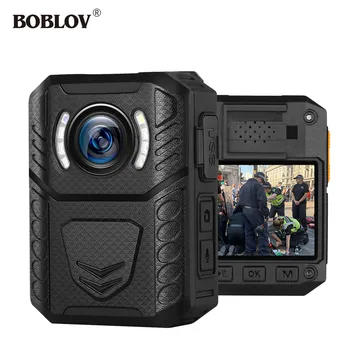 BOBLOV X3A Policijos Fotoaparatui iki 128 gb Kūno Kamera 1280P Dėvėti Kameros Teisėsaugos 9H Filmuoti Naktį Matymo DVR Recorder