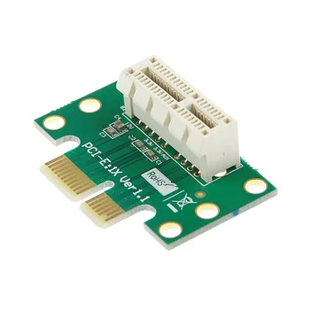 BTBcoin PCI-E PCI Express X1 Adapteris Riser Card PCI-E PCIE X1 kad X1 Lizdą, Konvertuoti Kortelės 90 Laipsnio 1U Serverio Važiuoklės Didmeninės