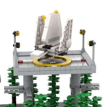 Buildmoc Kosmoso Karai Imperijos Karinės Bazės Mūšis Endor AT Walker ir Imperial Shuttle 