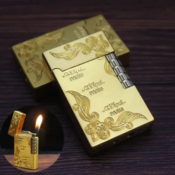Butano Vėjo Lengvesni Šviesus Garso Metalo Drožyba Cigarečių Priedai, vyriški, Dovana Dalykėlių