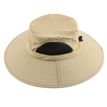 CAMOLAND Unisex Vasaros Saulės Skrybėlę Vyrų UV Apsauga Veido ir Kaklo Atvartu Kibirą Skrybėlės Moterų Vandeniui Lauko Žvejybos, Žygiai Boonie Bžūp