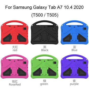 Case For Samsung GALAXY Tab A7 10.4 colių SM-T500 T505 Tab S5e T720 T725 Tab S6 T860 T865 EVA vaikai Padengti S6 Lite P610 P615 coque