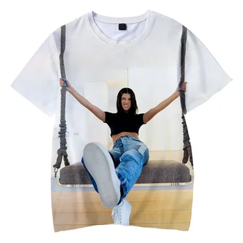 Charli D'amelio 3D Atspausdintas T-shirt Vyrai Moterys Vasaros Mados Atsitiktinis marškinėliai Hip-Hop Harajuku Streetwear Negabaritinių Tee Viršūnės