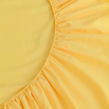 Citrinų ryškiai geltonos Namuose Lova classic Lova įmontuojami Lakštai Sabanas Čiužinys Padengti su Elastinga Mikropluošto 180*200*27 90*200*27cm