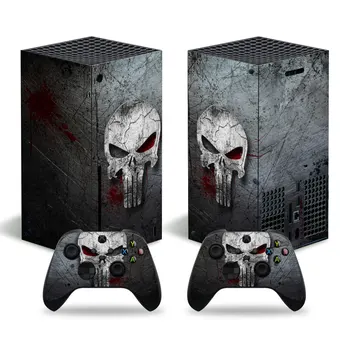 Cool Red Skull Dizaino Xbox Serijos X Odos Lipdukas, Skirtas 