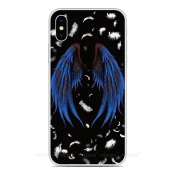 Coque Angel Wings Silicone Phone Case For Lenovo-Vibe P1M Play Z6 Pro Lite A6 Note A5 S5 K520 K320t K350t P2 P70 S660 Z5S Cover