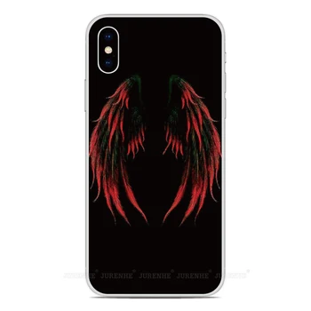 Coque Angel Wings Silicone Phone Case For Lenovo-Vibe P1M Play Z6 Pro Lite A6 Note A5 S5 K520 K320t K350t P2 P70 S660 Z5S Cover