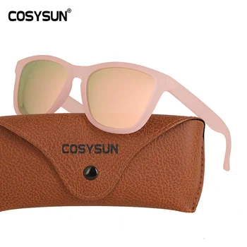 COSYSUN Prekės ženklo Moterys Dizaineris Akiniai nuo saulės, Poliarizuoti Klasikiniai Candy Spalva Saulės Akiniai Moterų Vairavimo Akiniai Oculos De Sol