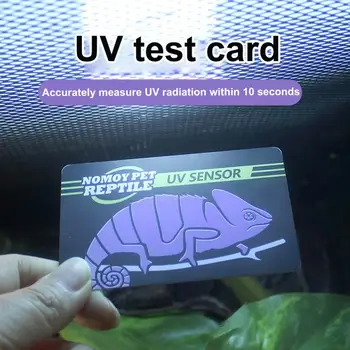 Daugkartinio naudojimo UV Lempos veikimo Testas Knygoje 10 Sekundžių Aptikimo UVB Bandymo Kortelės Roplių Terariumai Veiksminga Bandymai, Matavimo, Analizės Įrankiai