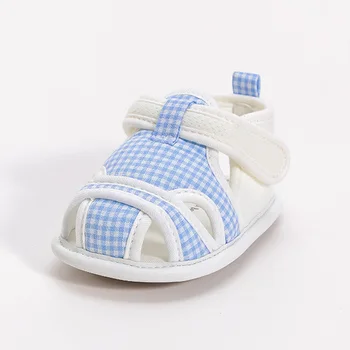DB16572 Dave Bella vasaros kūdikių berniukų mados pledas kratinys pirmą vaikštynės naujas gimęs batai
