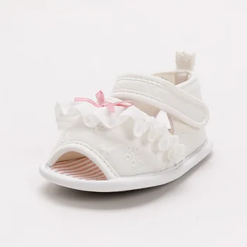 DB16576 Dave Bella vasaros kūdikių mergaičių mados lankas ruched pirmą vaikštynės naujas gimęs batai