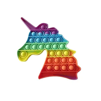 Didelis dydis paprasta dimple fidget žaislų rinkinys bamba žaislas fidjet žaislų paketas Kawaii Pigūs dalykų Keychain vaivorykštės spalvų Hidrogelio kamuoliai