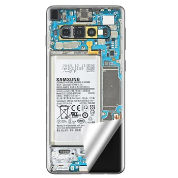 Dirbtinė Telefonas Vidaus Konfigūravimas Samsung Galaxy S10 Plus Pastaba 10 9 8 S10 S9 S8, S7 Krašto Gynėjas Atgal Kino Lipdukas