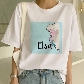 Disney Princesė Esmeralda T-shirt Moterims, 2021 naujokų Vasaros Drabužių Estetinės Europos Stiliaus Moteris Marškinėlius Lašas laivas