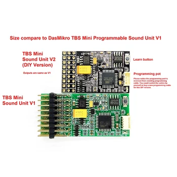 DM Das87 TBS Mini Programuojamas Garso ir Šviesos Valdymo Blokas V2 (