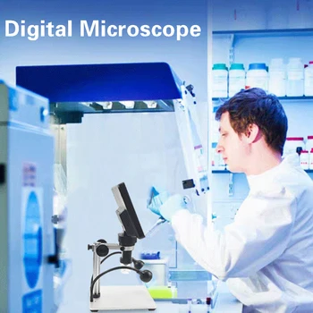 DM9 Skaitmeninis Mikroskopas su 7 colių Aukščio Ekranas 1080p 