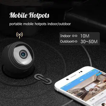 DV/Wifi Mini kameros lauke, Naktį Versija Mikro Kamera, vaizdo Kamera Balso, Vaizdo magnetofoną, saugumo HD wireless Mini Kameros