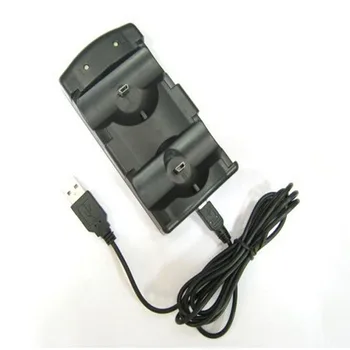 Dvigubo Apmokestinimo Savininkas Dokas Įkroviklio Stovas +USB Maitinimo Laidas Laidas, skirtas Playstation Dualshock 3 PS3 Gamepad Valdytojas Perkelti Navigacijos
