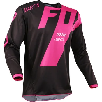 Dviračių sportas kalnų dviračiais, dėvėti motokroso, BMX lenktynių T-shirt dh dviračiu dėvėti MX Vasaros Martin Fox kalnų dviračių vyriški sportiniai