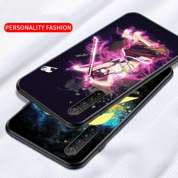 Dėl KOLEGA A5 A9 2020 F7 Telefono Dangtelį Fairy Tail pasirašyti Anime KOLEGA Reno 2 Z 2Z 2F 3 4 Pro 5G Ryškiai Juoda Telefono dėklas