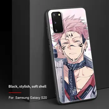 Džiudžiutsu Kaisen Anime Silikono Soft Case for Samsung Galaxy S20 S21 FE S20 Ultra Plus Prabanga Padengti S10 S10E S8 S9 Plus Coque