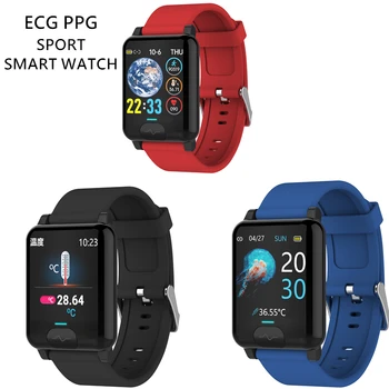 E04S Smart Žiūrėti IP68 Vandeniui Smartwatch EKG + PPG Mult Sporto Rūšių Fitness Tracker Wan Moteris Žiūrėti 