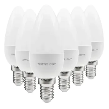 E14 LED Candle Light Bulb ( B35 / Matinio / 5 W / 500 Liumenų / 50W Lygiavertė / Ne Pritemdomi / Small 