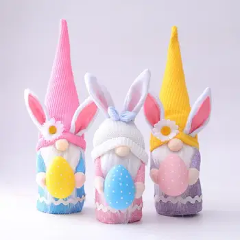Easter Bunny Gnome Apdailos Velykų Beveidis Lėlės Velykų Pliušinis Nykštukas Namų Dekoracijos Vaikams, Žaislai, Nuolatinis Paštu