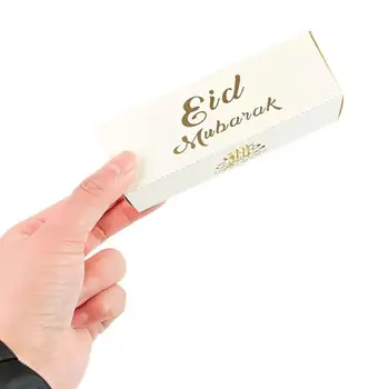 Eid Mubarakas Saldainių Dėžutė Eid Mubarakas Dekoro Ramadanas Islamo Musulmonų Šalis Tiekia Tuščiaviduriai Saldainių, Šokolado Dėžutė Eid Mubarakas Popieriaus Dovanos