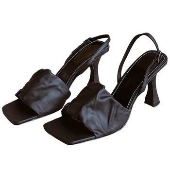 Elegantiškas Kulkšnies Prom aukštakulnį 2021 Kulniukai Siurbliai Moterų batai 2020 Plius Dydis Moterų Sandalai A308