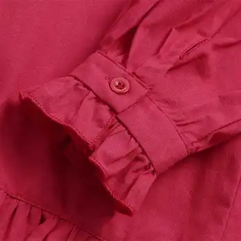Elegantiškas Pynimas Viršūnes Moterų Pavasario Marškinėliai ZANZEA 2021 ilgomis Rankovėmis Blusas Moterų Mygtuką Nereguliarus Tunika Kietas Chemise