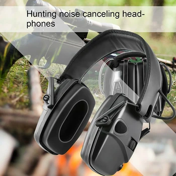 Elektroninių Fotografavimo Ausies Raštas Earmuff Poveikio Sporto Anti-triukšmo Medžioklės Amplifikacijos Taktinis Išgirsti Apsauginės Ausinės
