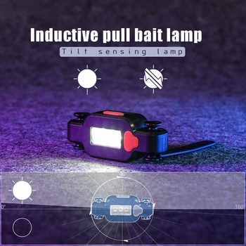 Elektroninių LED meškere Jutiklis Lengvojo Svorio Indukcinės Lempos Žuvų Bite Garso katilėlis Naktį, Žvejybos Reikmenys