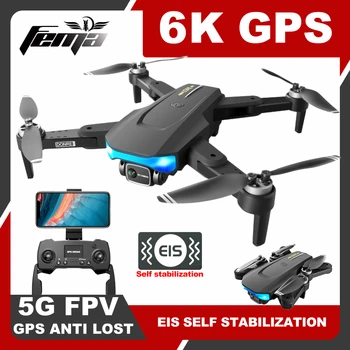 FEMA EIS Kamera Drone 6K HD 28mins 1KM tolimojo 5G WiFi FPV Vaizdo Brushless LS38 quadcopter Dron 4K gps Profesinės