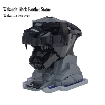 Filmas Kūrybiškumą SS Blokai Wakanda Black Panther Statu Asamblėjos Modelis 