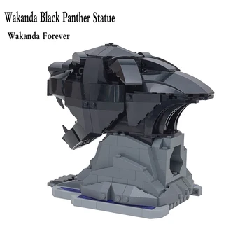 Filmas Kūrybiškumą SS Blokai Wakanda Black Panther Statu Asamblėjos Modelis 