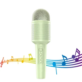 Fivtek karaoke, belaidžių mikrofonų, nešiojami delniniai garsiakalbis karaoke mašina su magija garso įrašymo funkcija, geriausia dovana