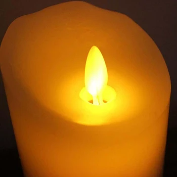 Flameless LED Žvakės baterijomis, Šokių LED Sūpynės Arbata Žibintai, Žvakės