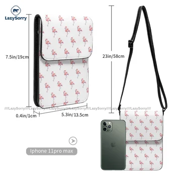Flamingo Pečių Maišą Darbo Odinis Mobiliojo Telefono Krepšys Moteriška Dovana Estetinės Krepšiai