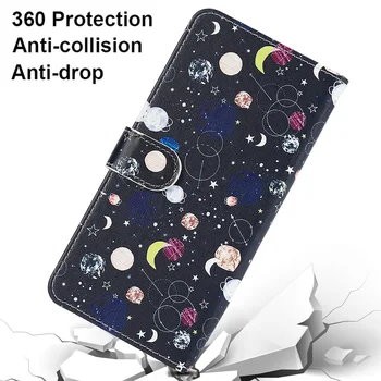 Flip Case For Samsung Galaxy A5 A6 A7 A8 Plius 2018 A9 Pro 2019 A91 Padengti A510 A520 A530 A730 A750 Piniginės Magnetinio Odiniai Krepšiai