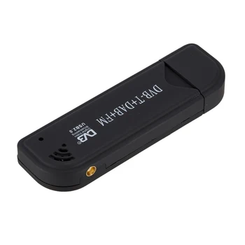 FM USB 2.0 Stick DVB-T DAB Vaizdo Transliavimo Imtuvas Skaitmeninės TV Antenos Imtuvas Buitinių Watching TV Priedai
