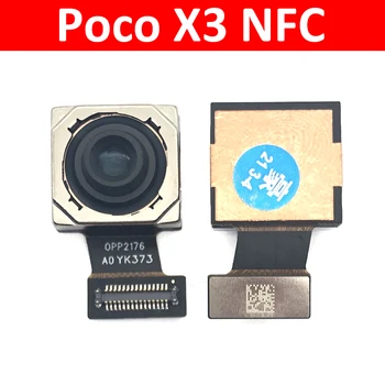 Galiniai Didelis galinė vaizdo Kamera Flex Kabelis Pagrindinė Kamera Modulis Xiaomi Mi Poco X3 NFC atsarginės Dalys