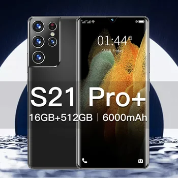 Galxy S21 Pro+ Pasaulinė Versija 12+512 GB Išmanųjį telefoną 6.7 Colių 6000mAh Baterija Mobilephone 32+64MP Kamera 5G LTE mobilusis telefonas Face ID