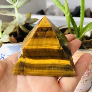 Gamtos Tiger3-5cm Akis Crystal Piramidės Poliruoti Gydymo Piramidės reiki mineralų Kvarco Kristalų, Akmenų Pardavimas