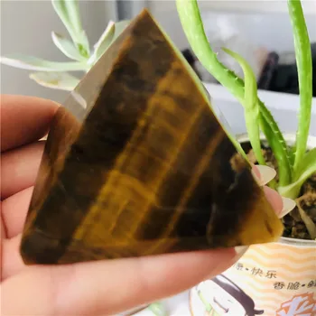 Gamtos Tiger3-5cm Akis Crystal Piramidės Poliruoti Gydymo Piramidės reiki mineralų Kvarco Kristalų, Akmenų Pardavimas